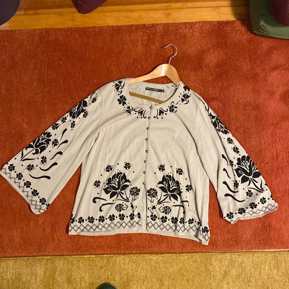 Lightweight cotton Gudrun Sjoden cardigan, size M